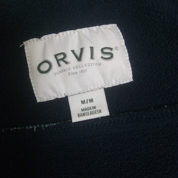 ORVIS | Womens Blue Teal Fleece Lined Plaid Flannel Shacket Snap Button Western - Picture 13 of 13